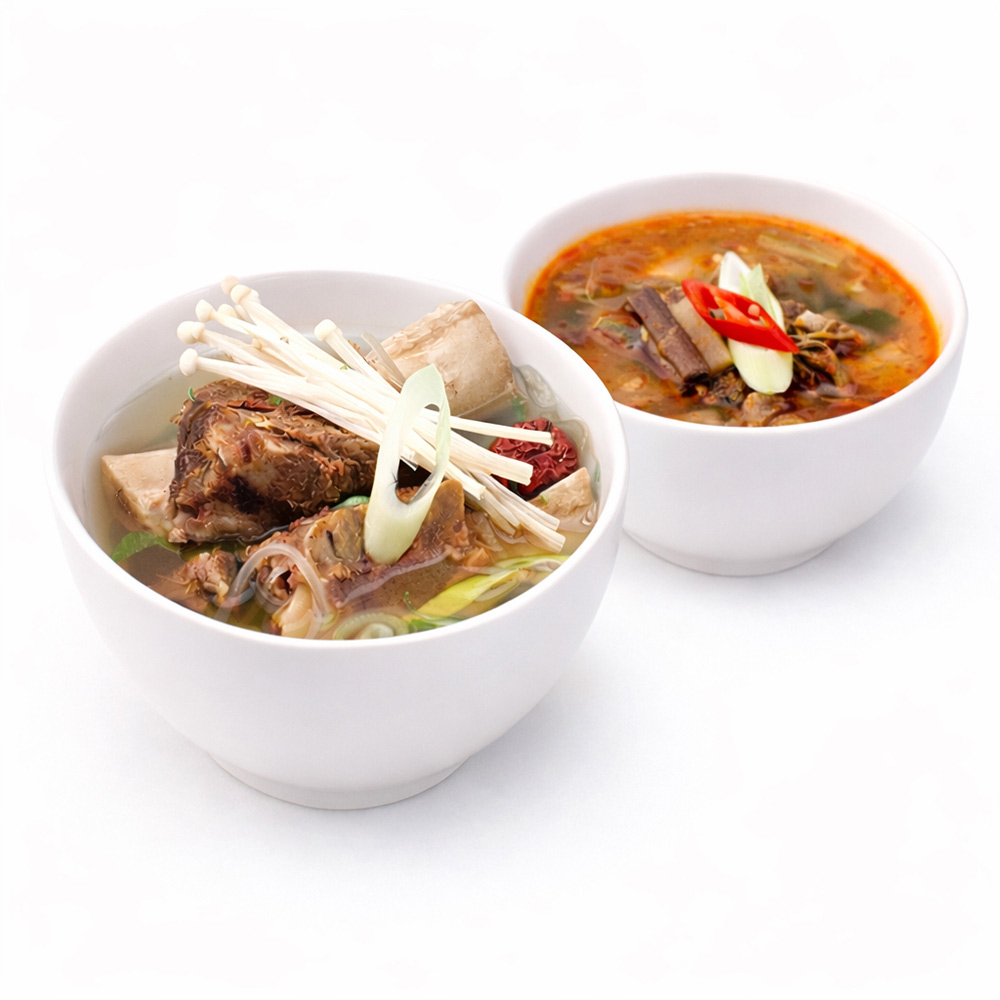 백암골 한우 소고기국밥 / 갈비탕